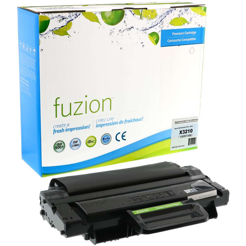Xerox 106R01486 Compatible Toner Cartridge High Yield - Black - Fuzion
