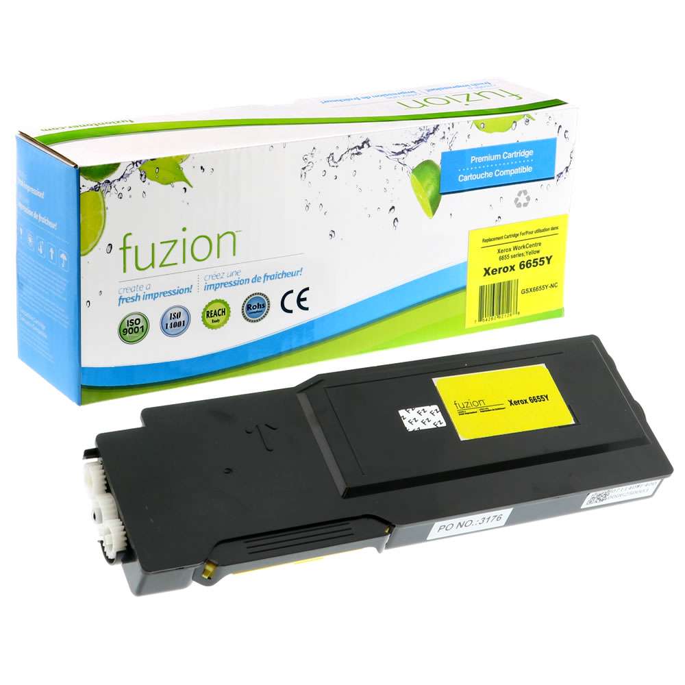 Xerox 106R02746 Compatible Toner Cartridge - Yellow - Fuzion
