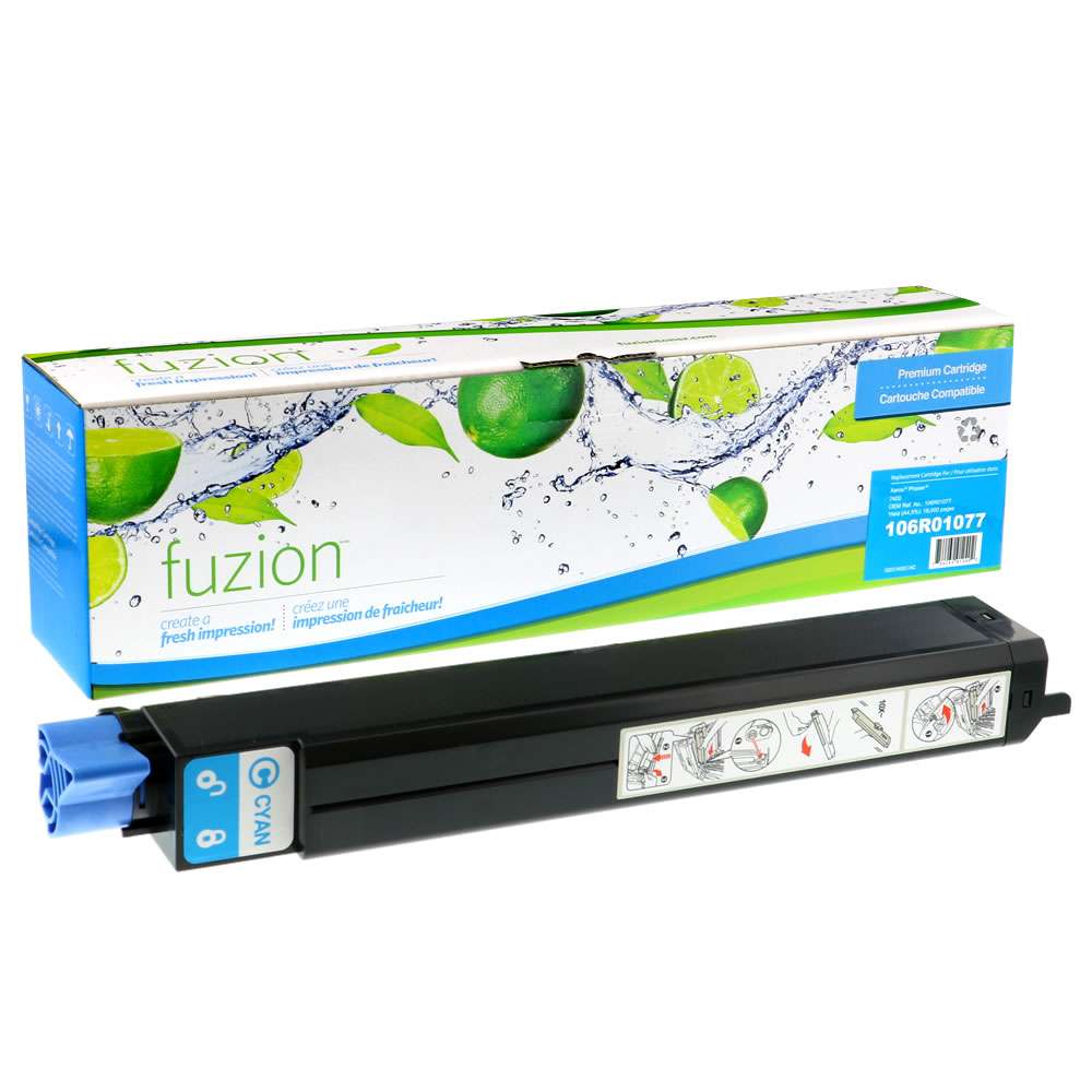 Xerox 106R01077 Compatible Toner Cartridge - Cyan - Fuzion