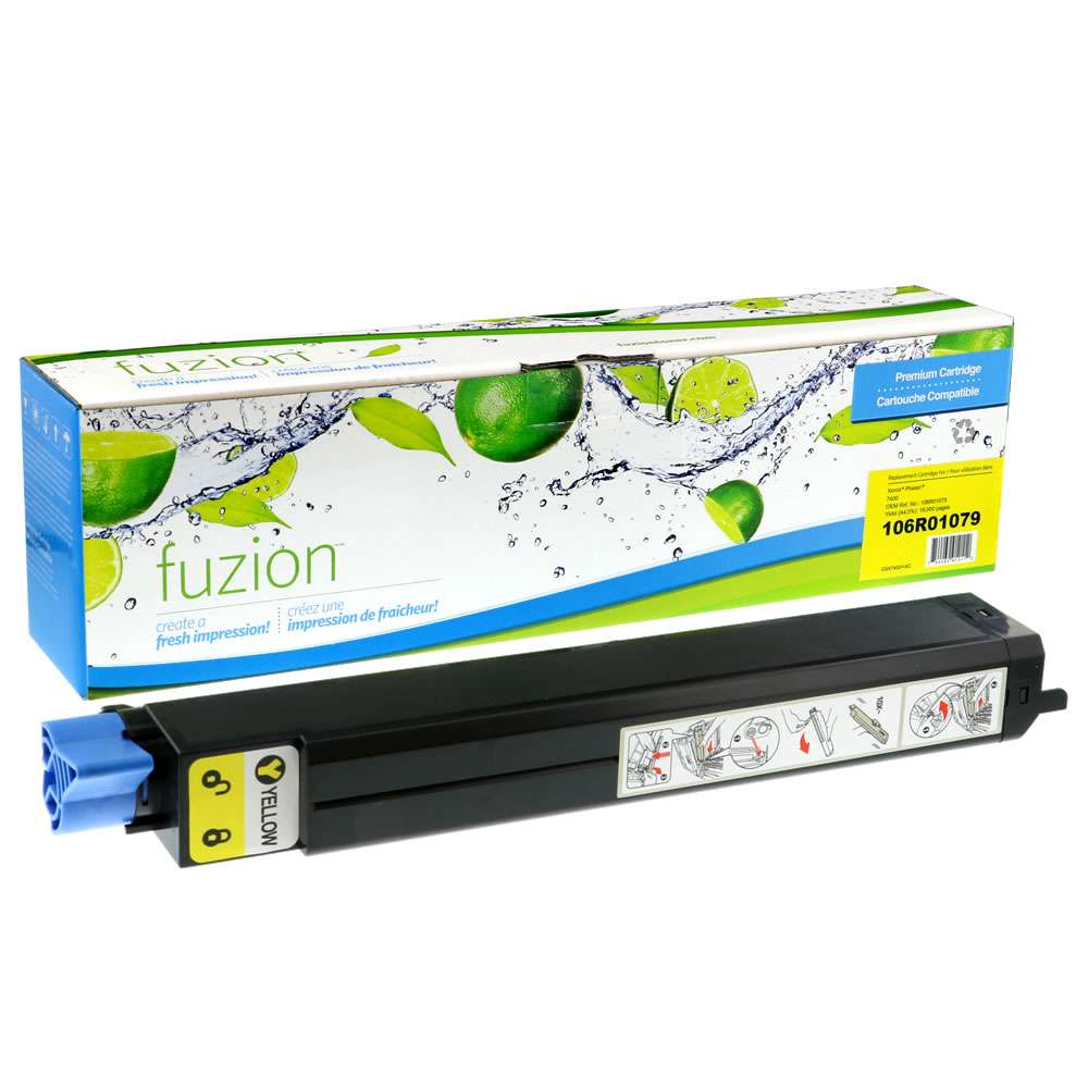 Xerox 106R01079 Compatible Toner Cartridge - Yellow - Fuzion