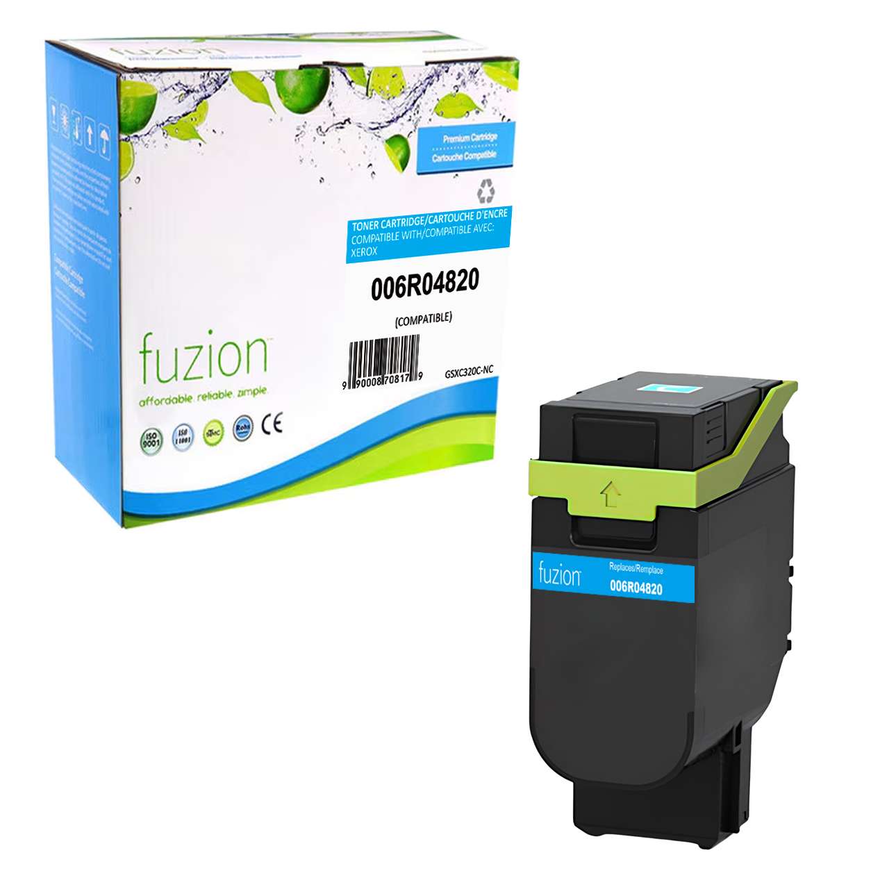 Xerox 006R04820 Compatible Toner - Cyan - by Fuzion