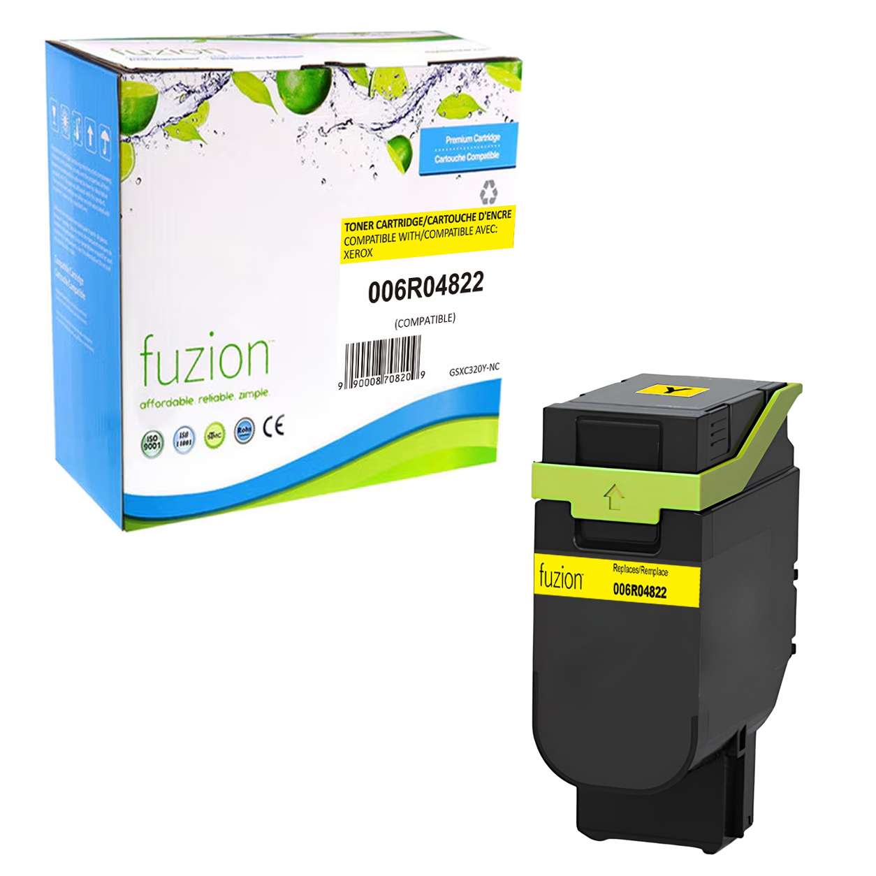Xerox 006R04822 Compatible Toner - Yellow - by Fuzion