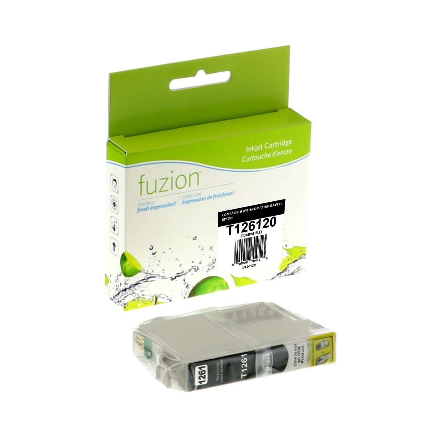Epson T126120 Compatible Ink Cartridge - HY Black - Fuzion