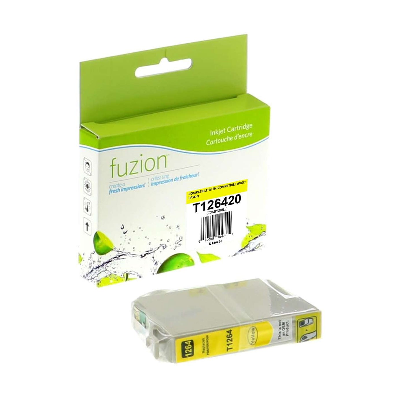 Epson T126420 Compatible Ink Cartridge - HY Yellow - Fuzion