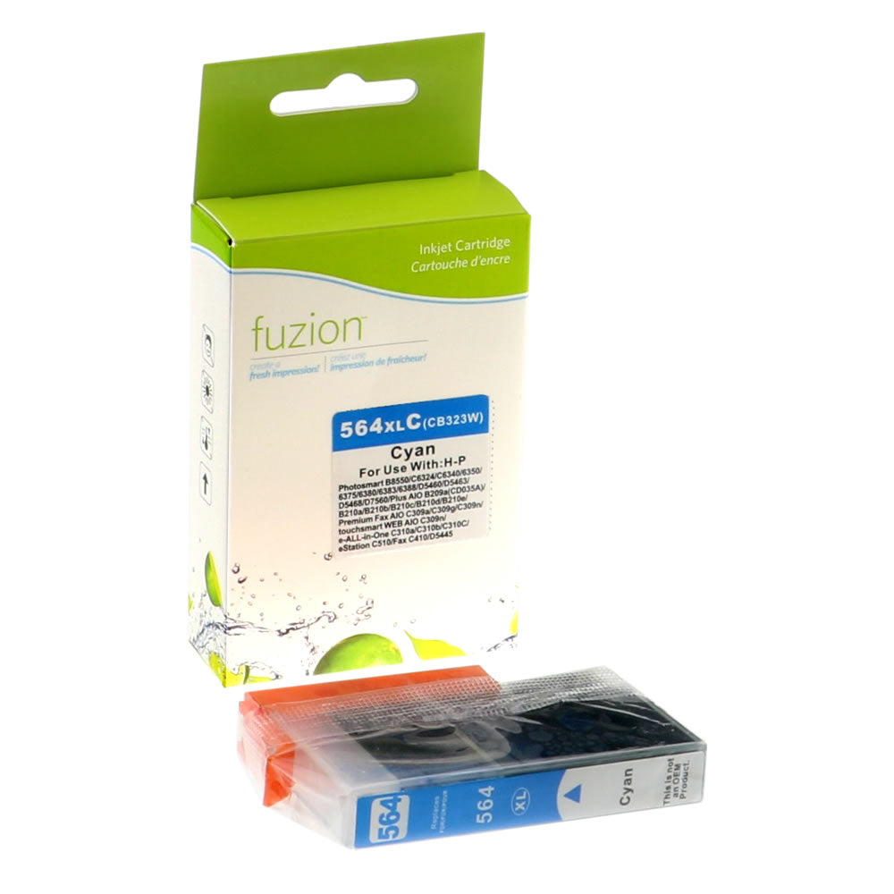HP 564XL Compatible Ink Cartridge - Cyan - Fuzion