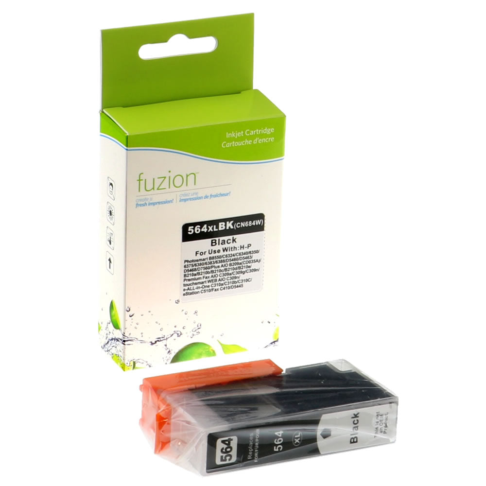 HP 564XL Compatible Ink Cartridge - Black - Fuzion