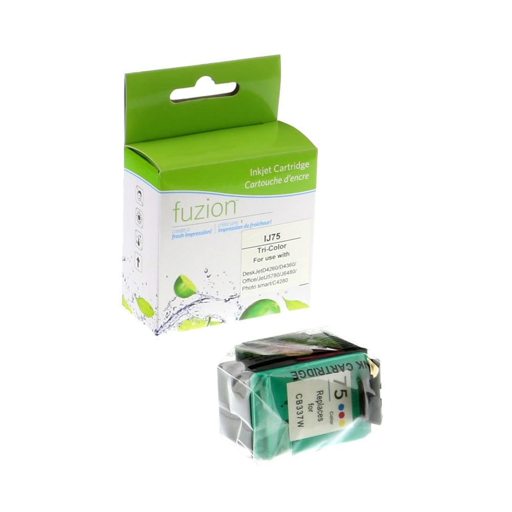 HP 75 Remanufactured Tri-Colour Ink Cartridge - CMY - Fuzion