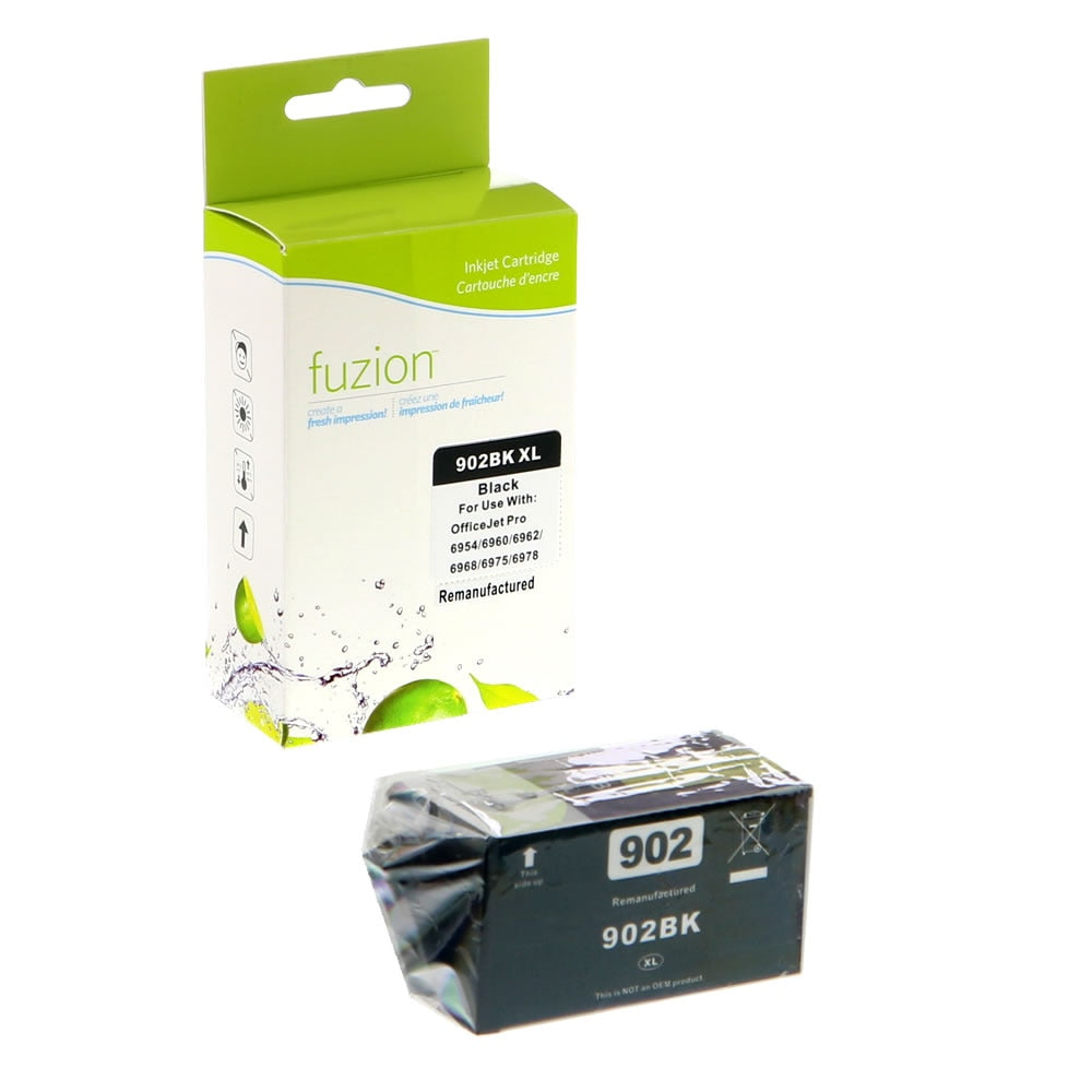 HP 902XL Remanufactured High Yield Ink Cartridge Black