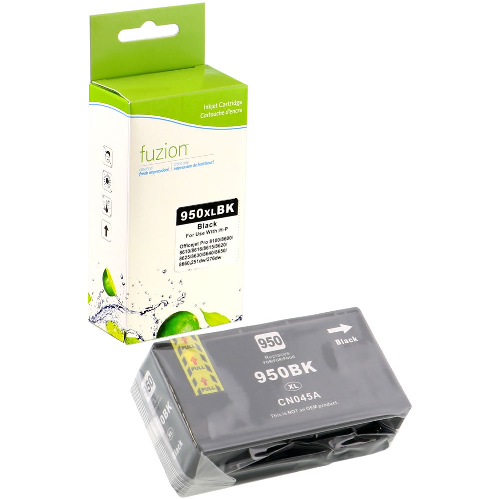 HP 950XL Compatible Ink Cartridge - Black - Fuzion