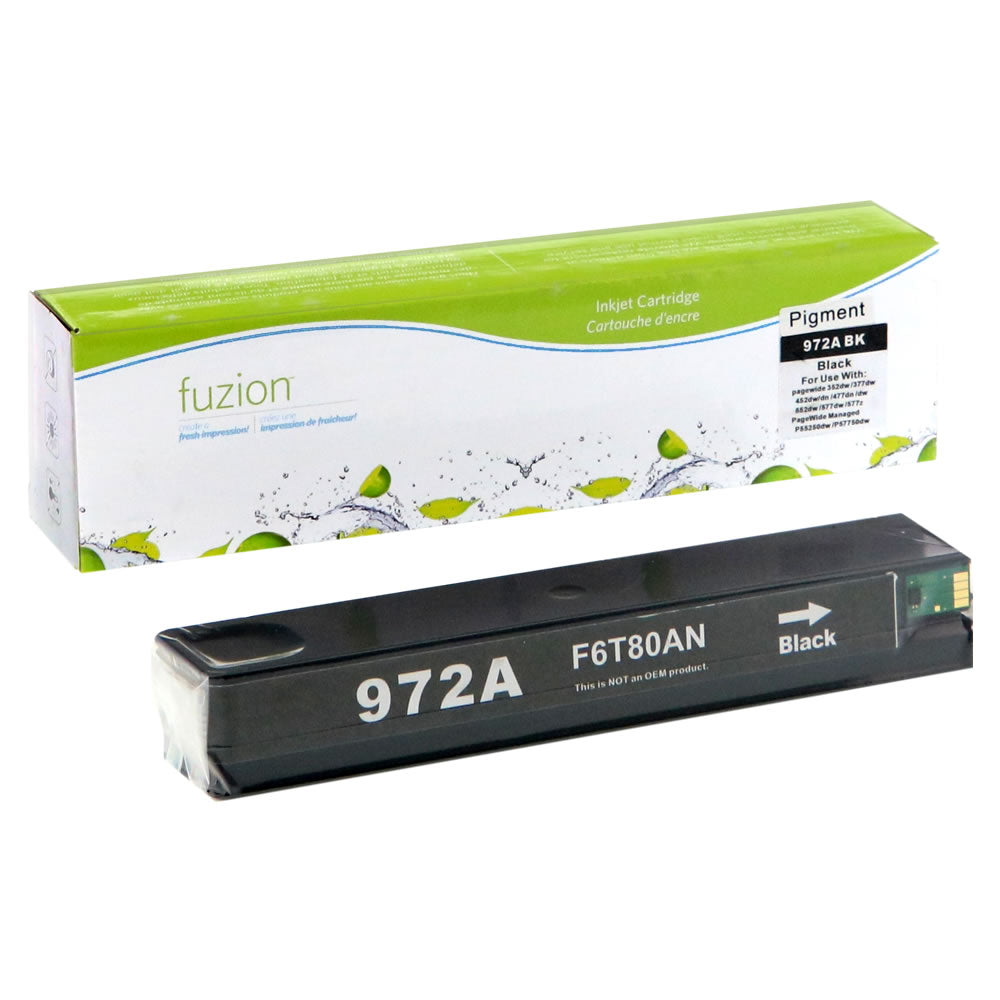 HP 972A Remanufactured Ink Cartridge - Black - Fuzion