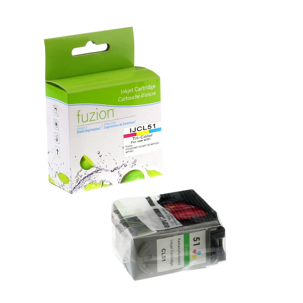 Canon CL-51 Remanufactured Tri-Colour Ink Cartridge - C/M/Y - Fuzion