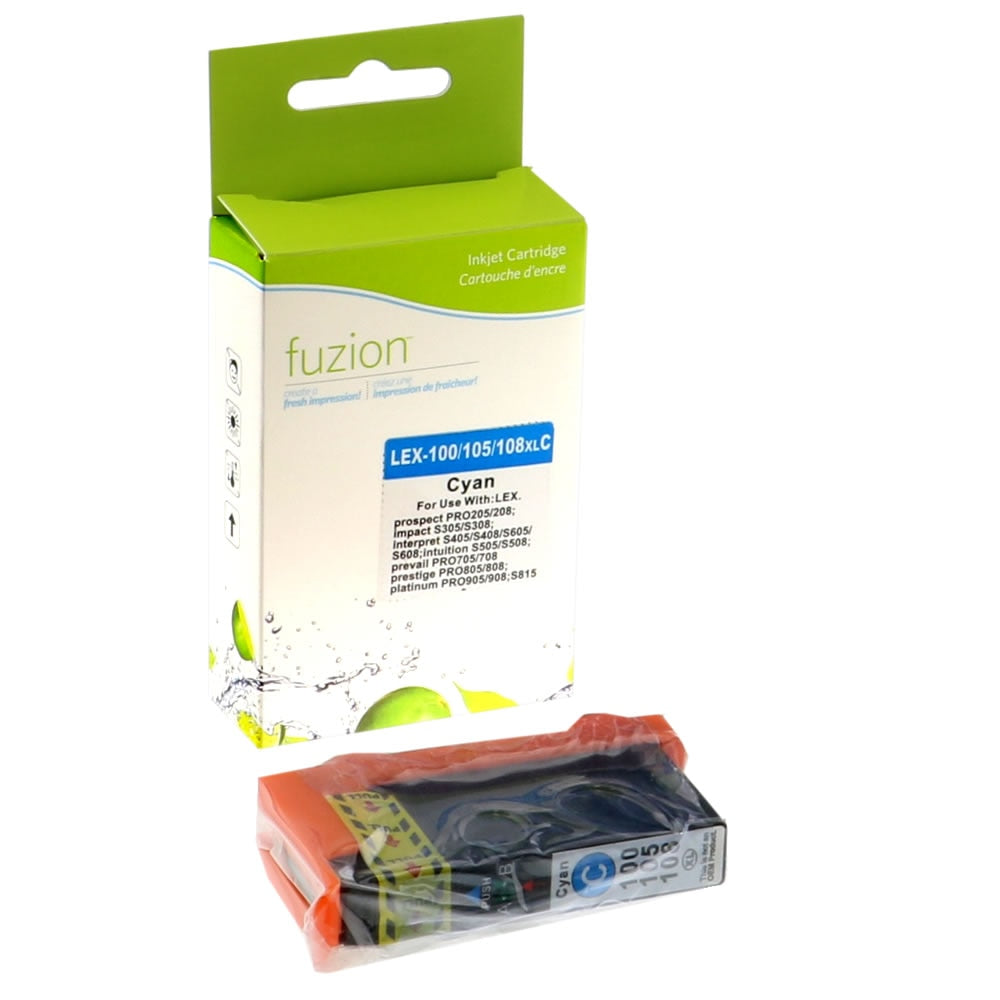 Lexmark #100XL Compatible Ink Cartridge - Cyan - Fuzion