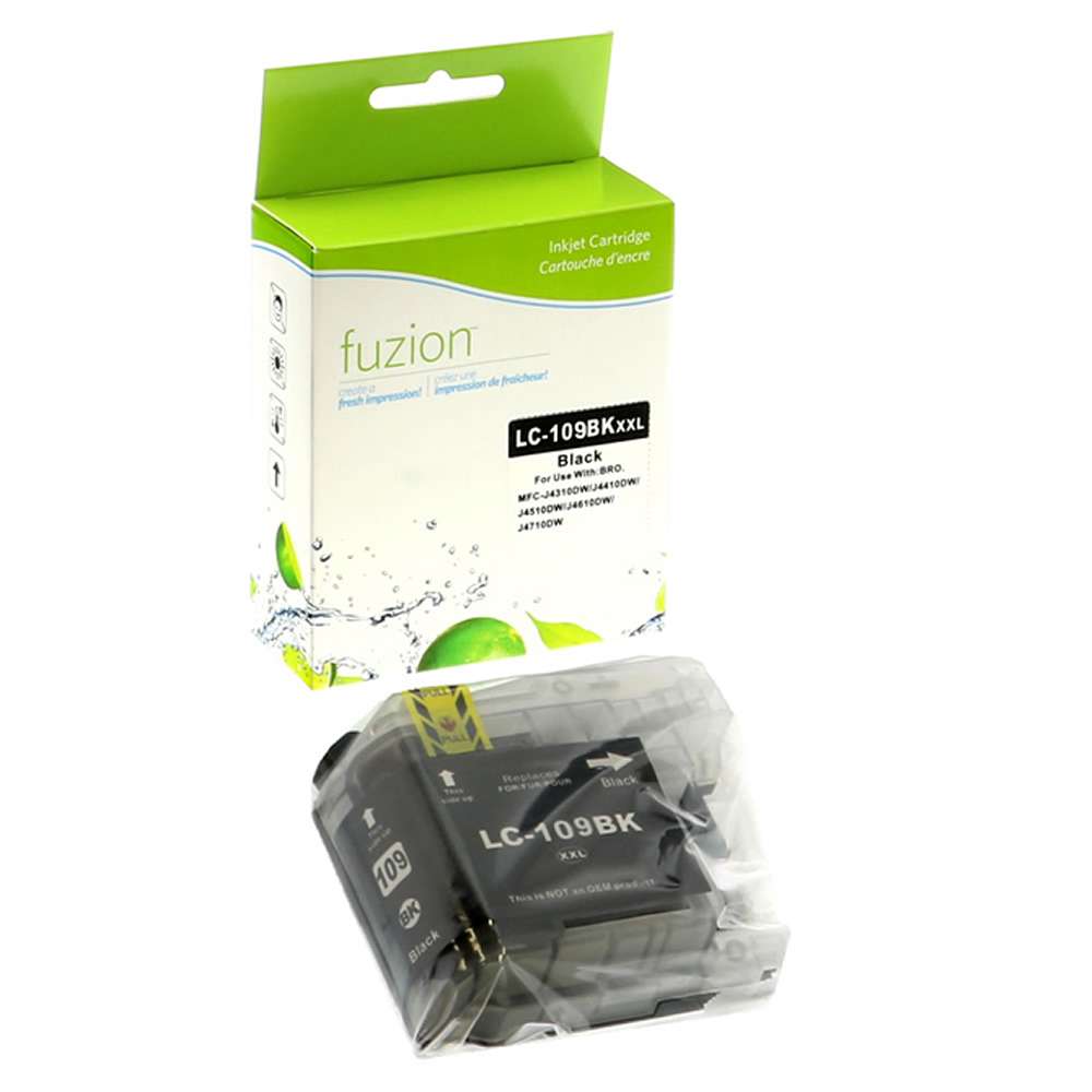 Brother LC109 Compatible - Black Ink Cartridge - Fuzion