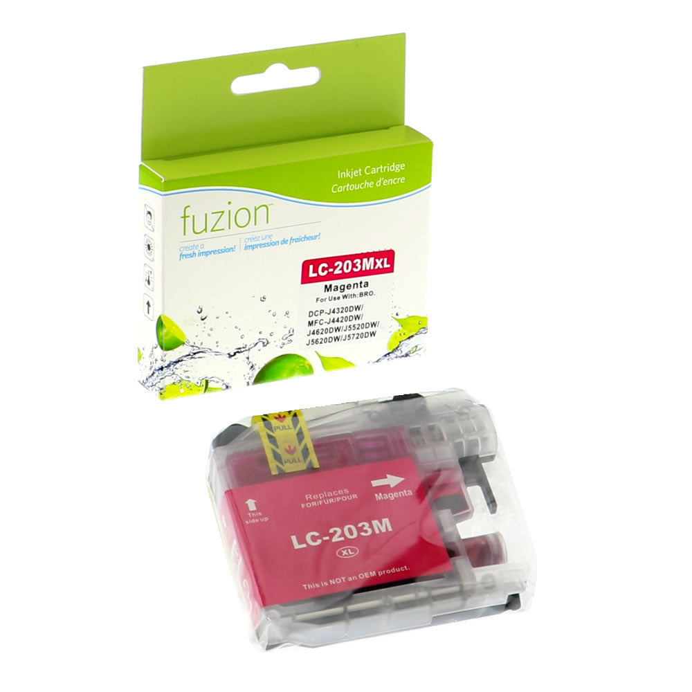 Brother LC203 Compatible - Magenta Ink Cartridge - Fuzion