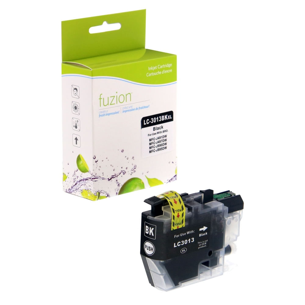 Brother LC3013BK Compatible - Black Ink Cartridge - Fuzion