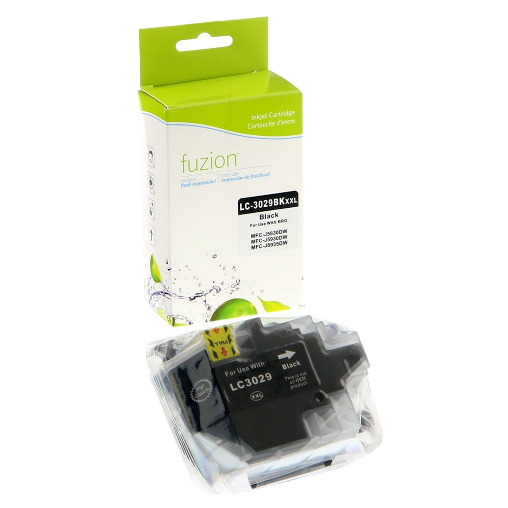 Brother LC3029BK Compatible - Black Ink Cartridge - Fuzion