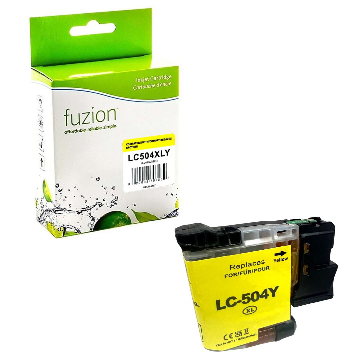Brother LC504XLYS Compatible Inkjet - Yellow - by Fuzion