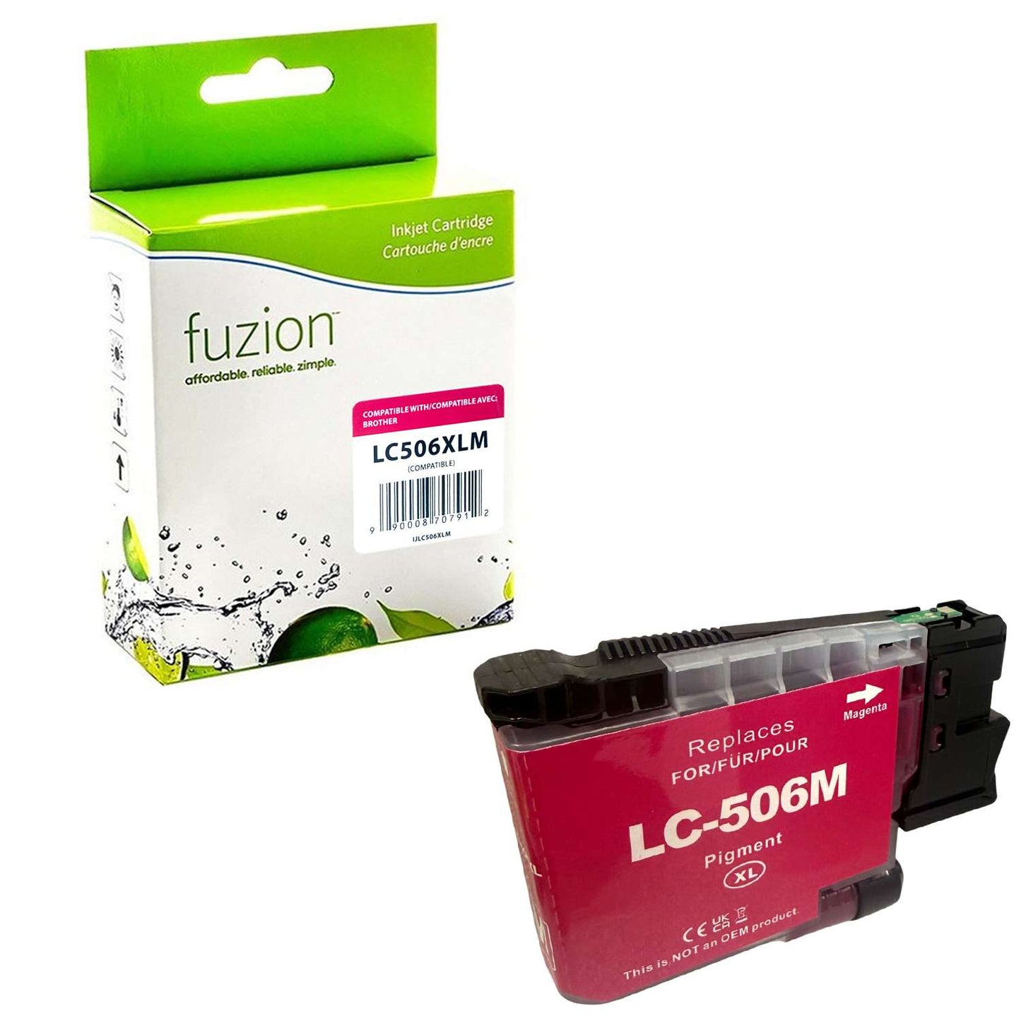 Brother LC506XLMS Compatible Inkjet - Magenta - by Fuzion