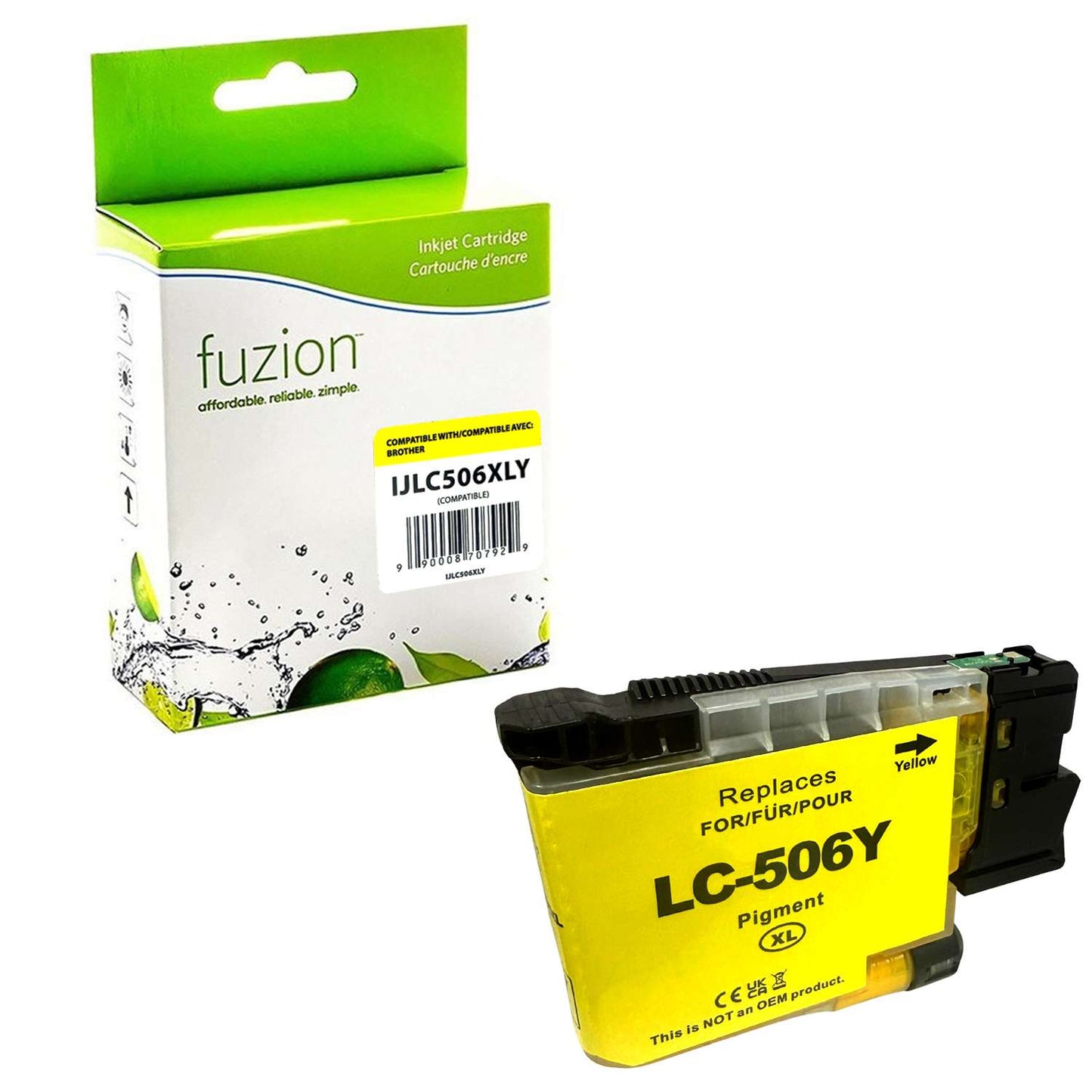 Brother LC506XLYS Compatible Inkjet - Yellow - by Fuzion