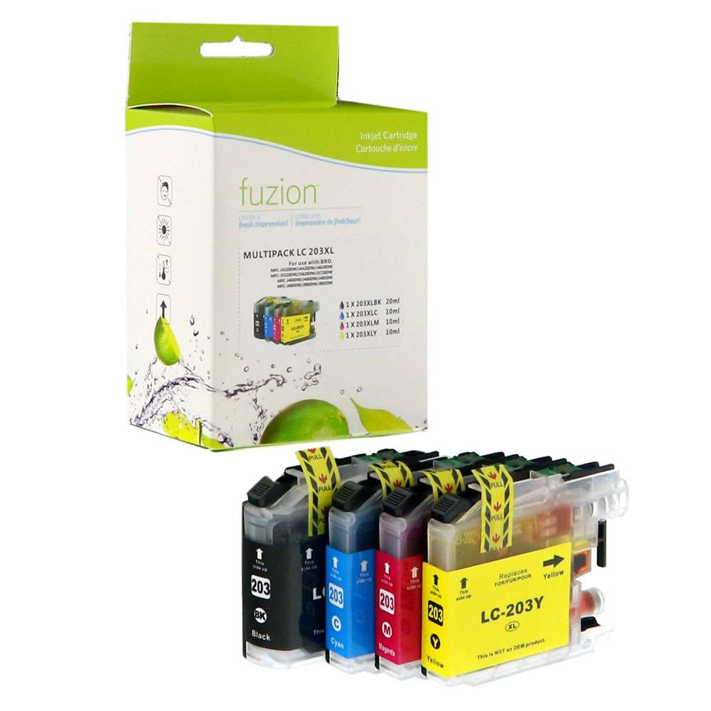 Brother LC61 Compatible Set - C/K/M/Y - Fuzion