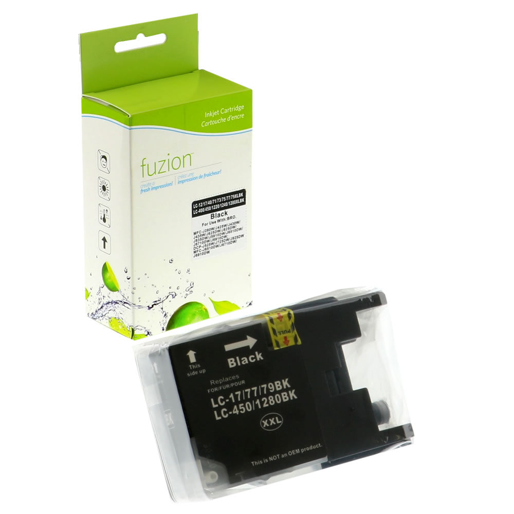 Brother LC79 Compatible Super HY - Black Ink Cartridge - Fuzion