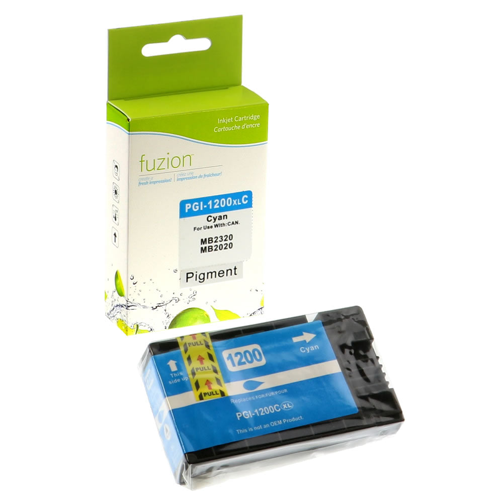 Canon PGI-1200XL Compatible Pigment Ink Cartridge - Cyan - Fuzion