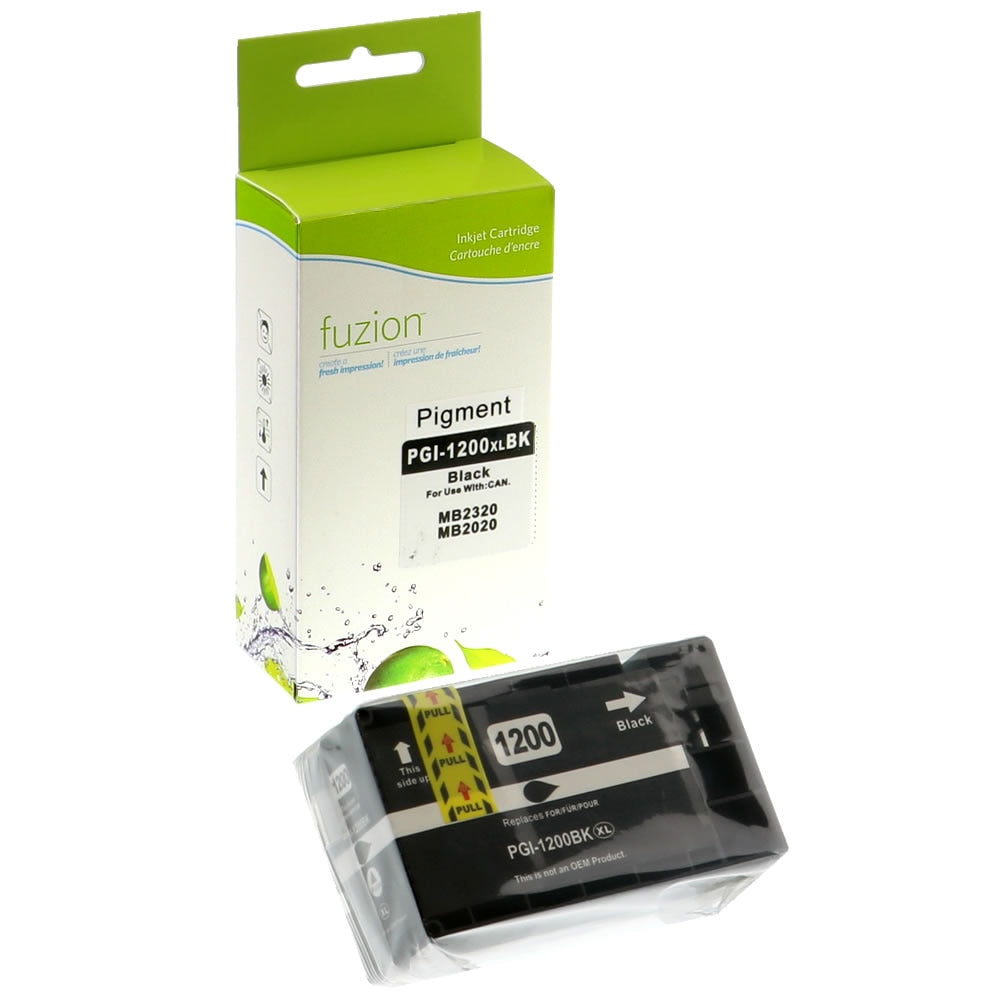Canon PGI-1200XL Compatible Pigment Ink Cartridge - Black - Fuzion