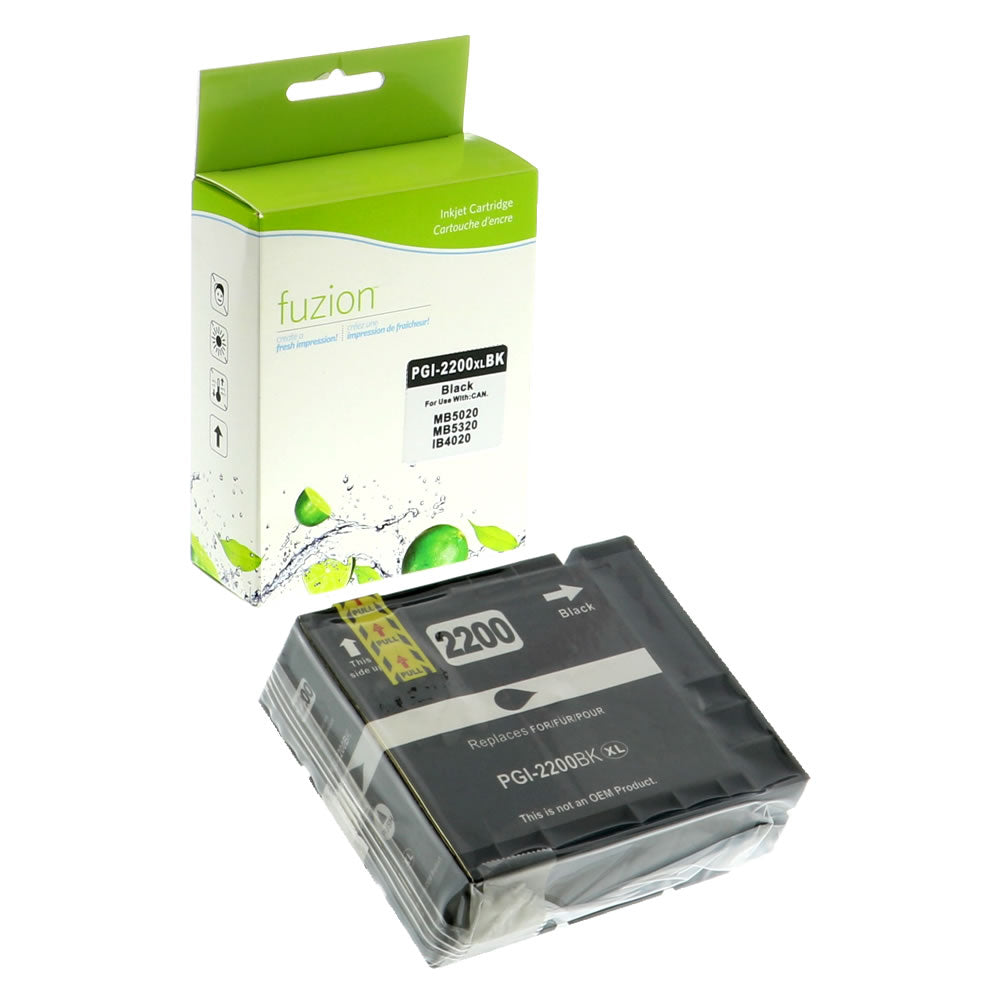 Canon PGI-2200XL Compatible Pigment Ink Cartridge - Black - Fuzion