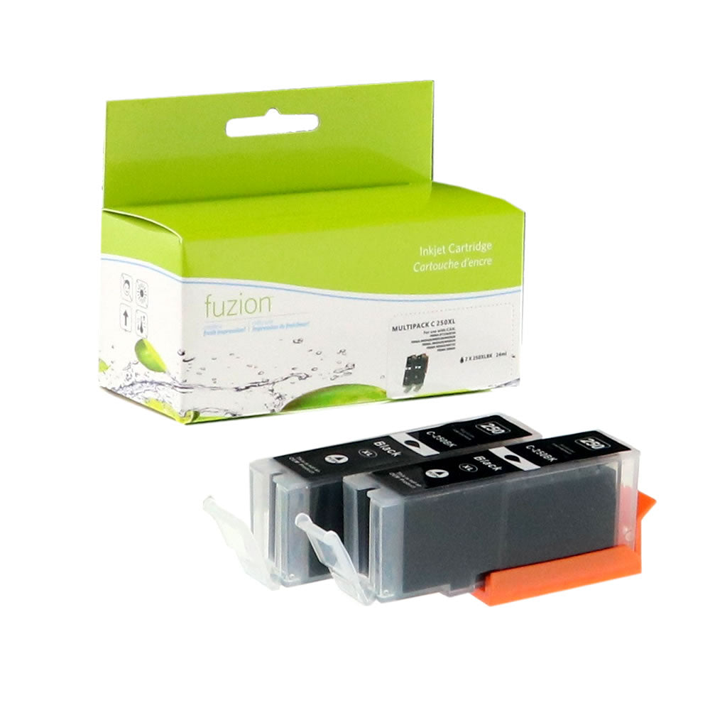 Canon PGI-250XL Compatible Ink Cartridges - Black - Fuzion