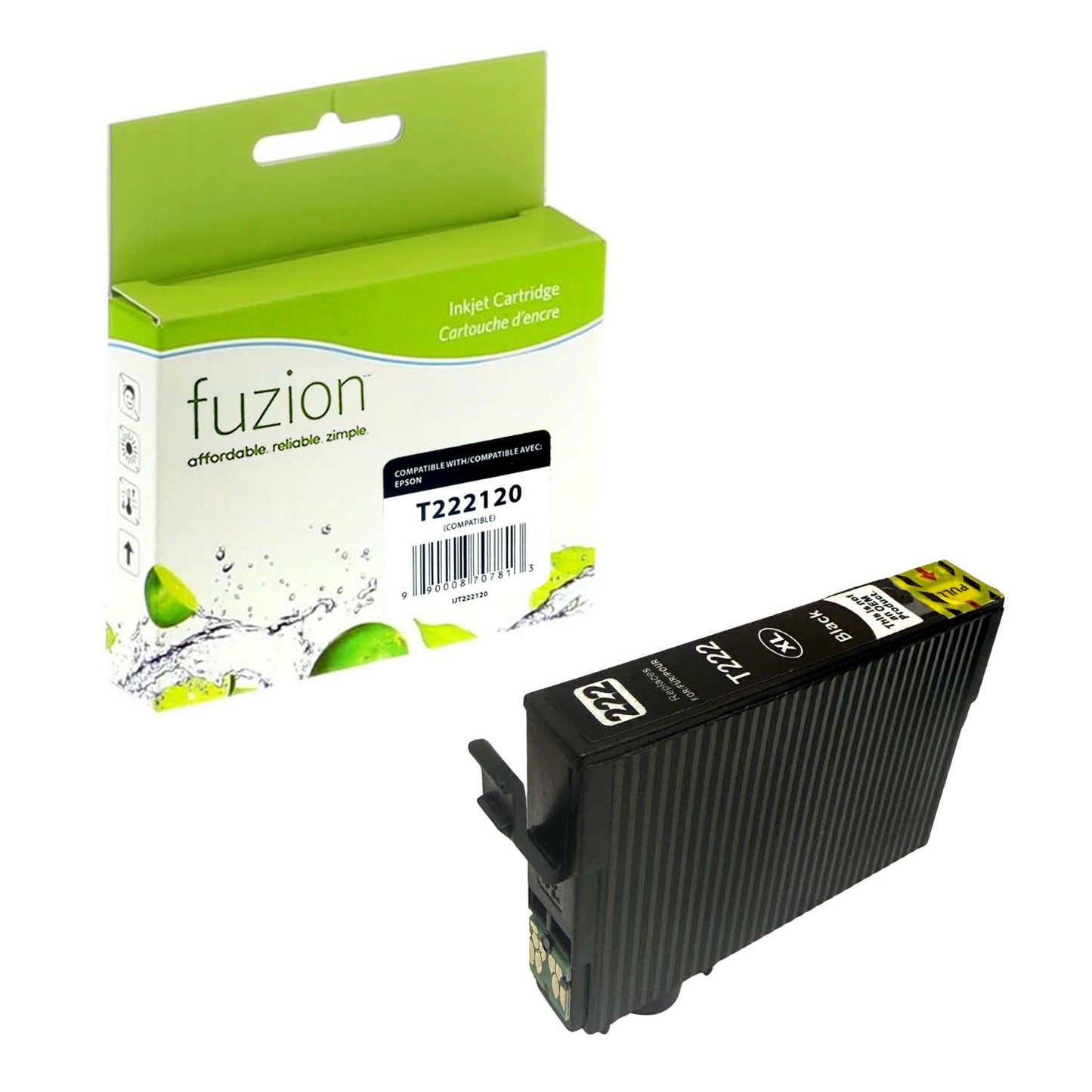 Epson T222120 Compatible Inkjet - Black - by Fuzion