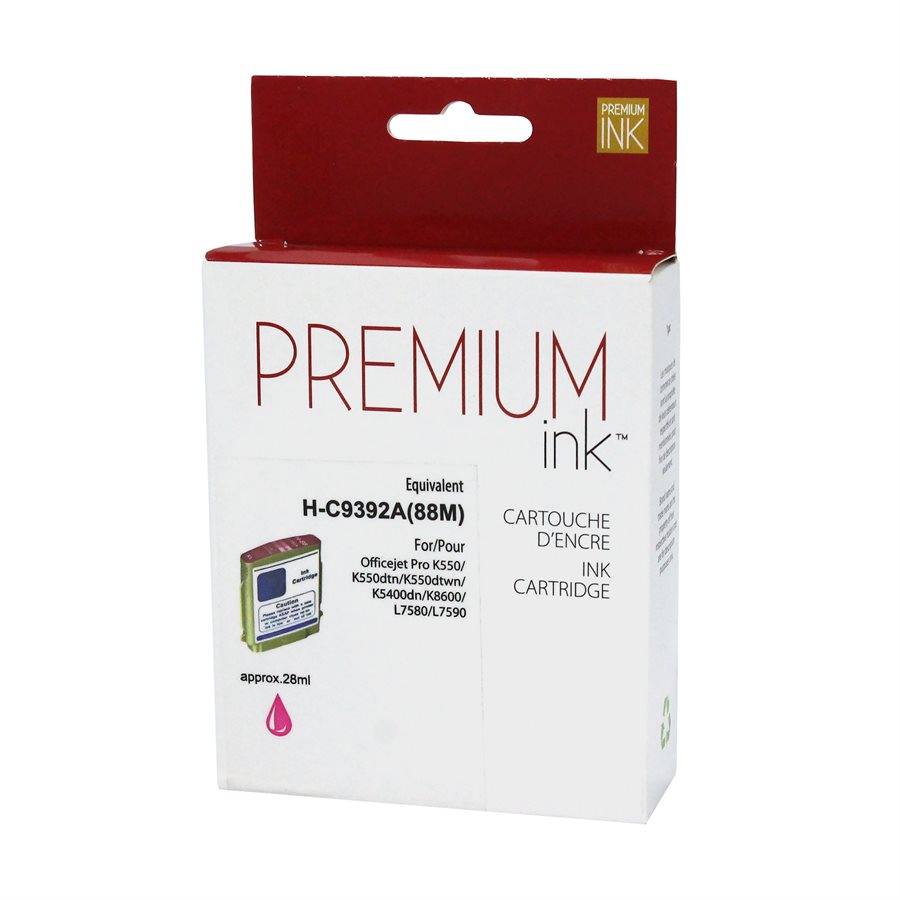 HP 88XL 9392AN New Compatible Ink Cartridge Magenta-Premium Ink