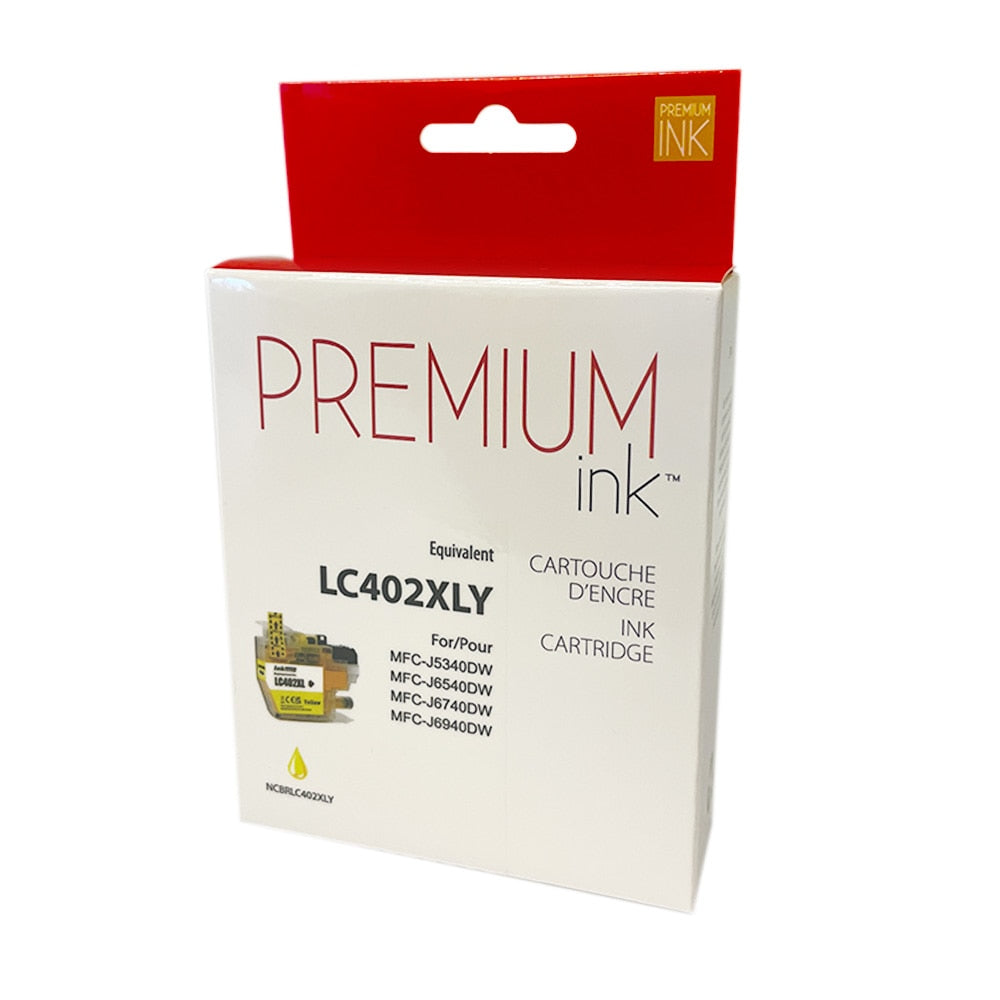 Brother LC402XLYS Yellow New Compatible Ink Cartridge-Premium Ink