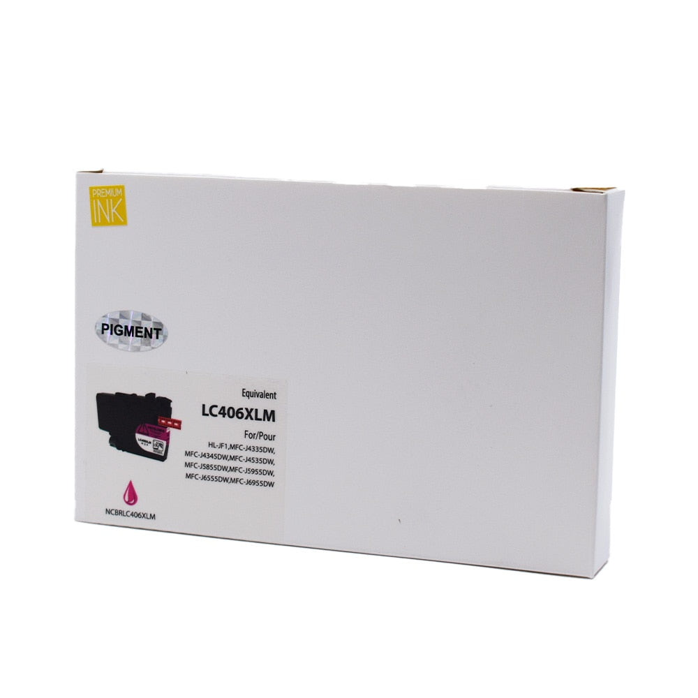 Brother LC406XLMS Pigment Magenta New Compatible Ink Cartridge-Premium Ink