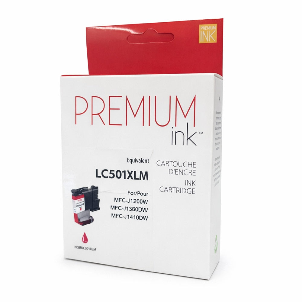 Brother LC501XLMS Magenta New Compatible Ink Cartridge - by Premium Ink