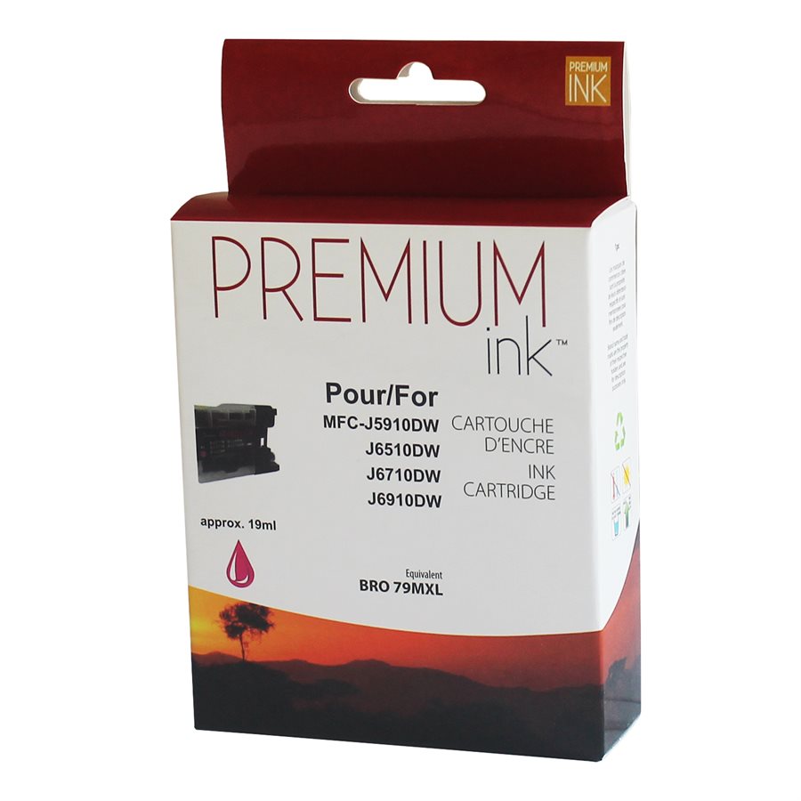 Brother LC79XL New Compatible Ink Cartridge Magenta-Premium Ink