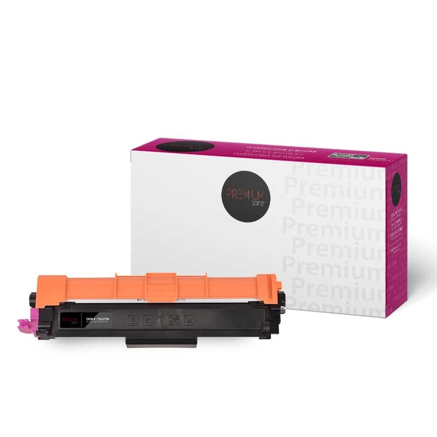 Brother TN227 New Compatible Toner Cartridge Magenta 2.3K-Premium Tone