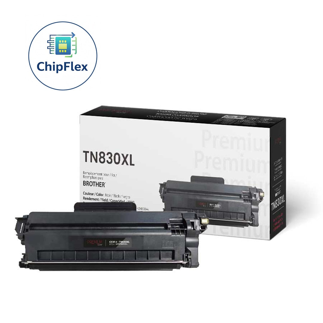 Brother TN830XL New Compatible Toner Cartridge Toner 3K-Premium Tone