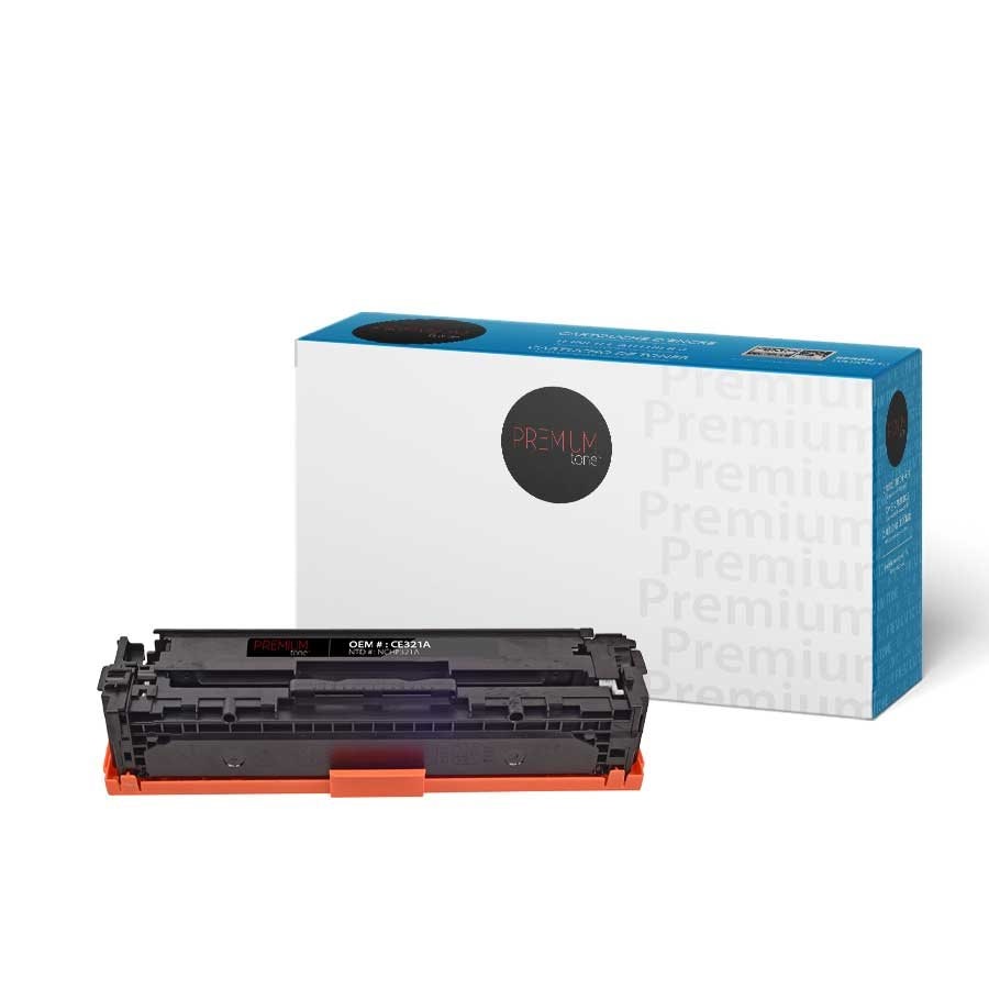 HP CE321A CM1415/CP1525 New Compatible Toner Cartridge Cyan 1.3K-Premium Tone