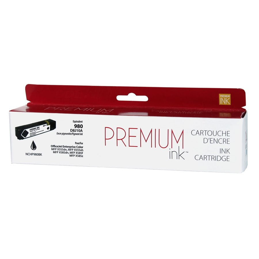 HP 980 New Compatible Ink Cartridge Black pigment 10K-Premium Ink