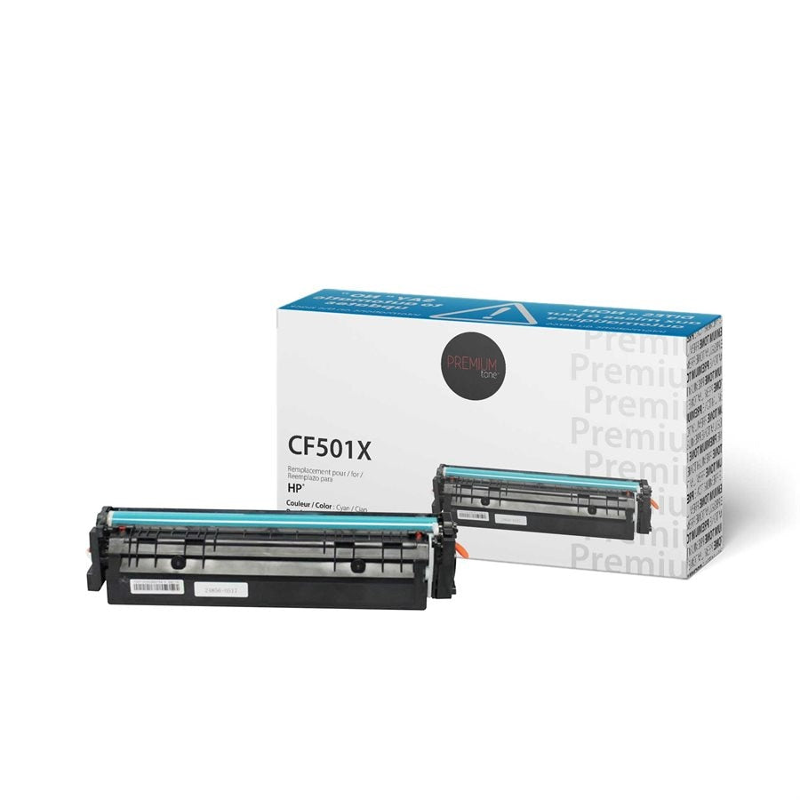 HP CF501X 202X New Compatible Toner Cartridge Cyan 2.5K-Premium Tone