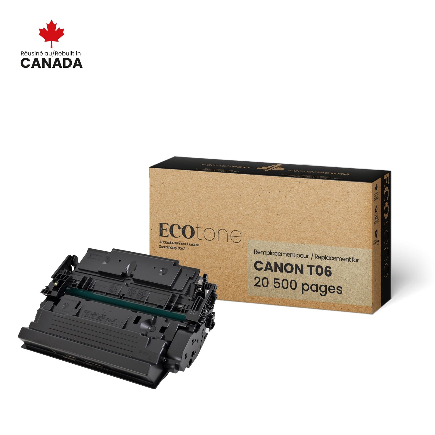 Canon T06 (3526C001) Reman Ecotone Black 20.5K - by Ecotone