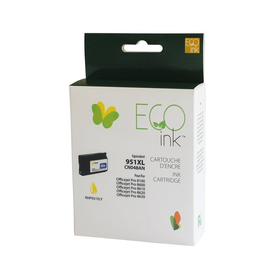 HP 951XL CN048AE Yellow Remanufactured Ink Cartridge-EcoInk