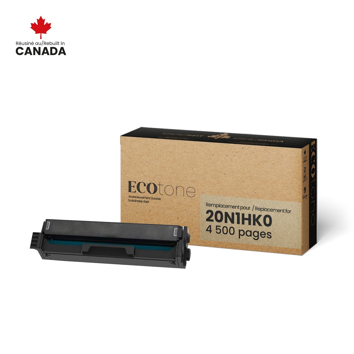 Lexmark 20N1HK0 Toner Cartridge Remanufactured Black 4.5K-Ecotone