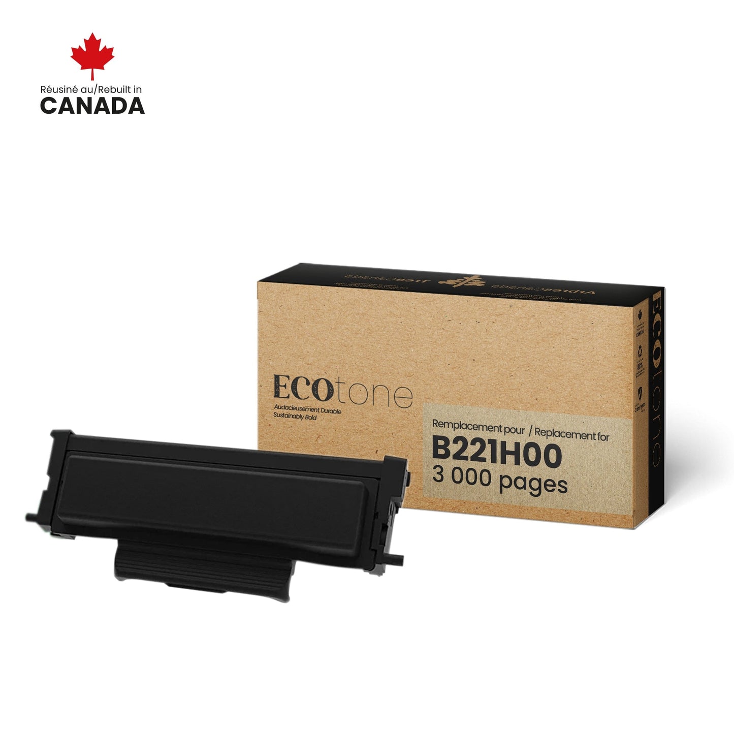 Lexmark B221H00 Toner Cartridge Remanufactured 3K-Ecotone