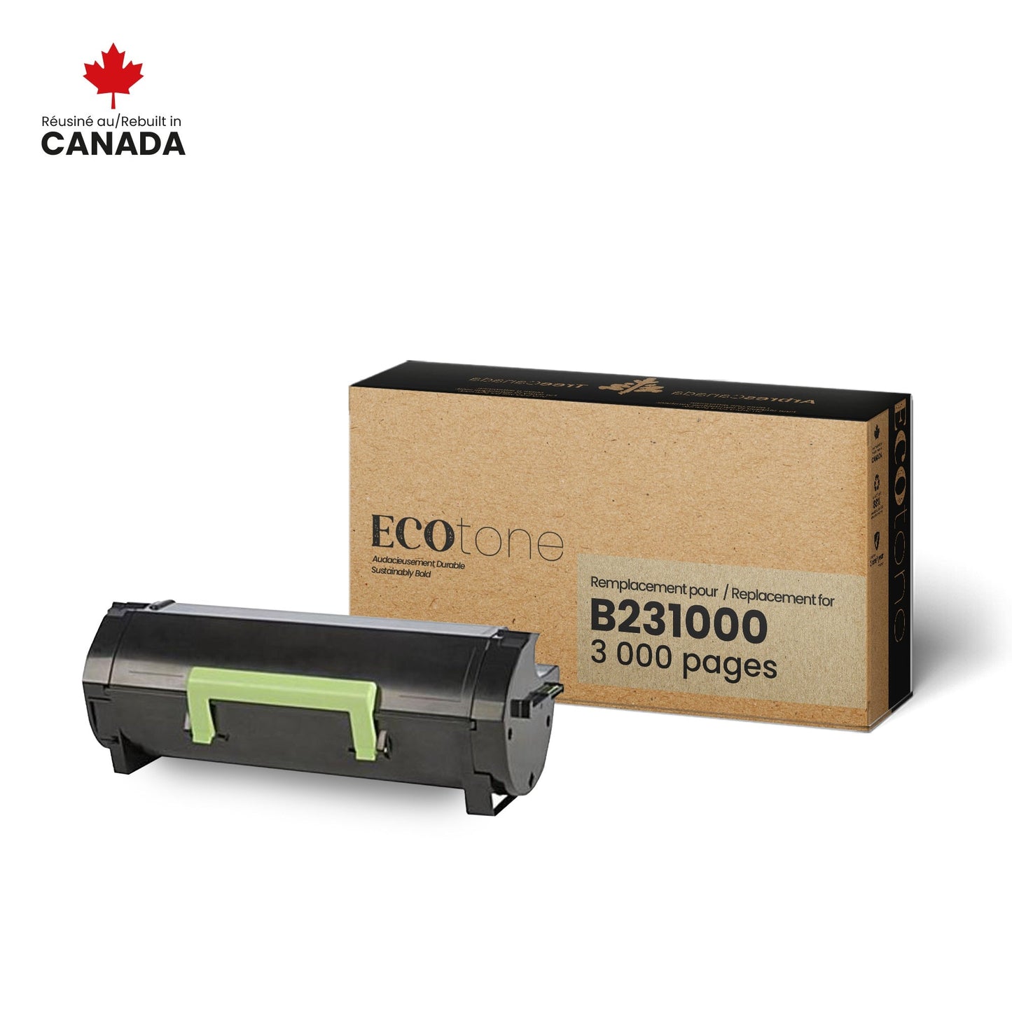 Lexmark B231000 Toner Cartridge Remanufactured 3K-Ecotone
