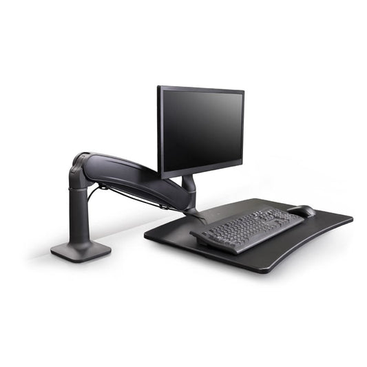 Ergonomic New Compatible Altissimo Prime sit-stand workstation Silver-TBD-Intekview