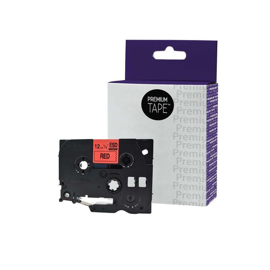 Brother TZ-232 Red/White 12mm New Compatible Tape-Premium Tape