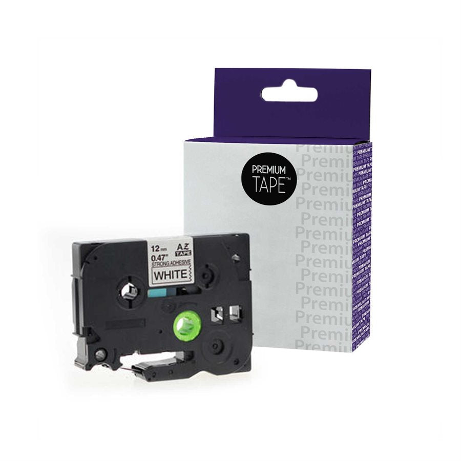 Brother TZe-S231 Black/White 12mm New Compatible Tape Extra Strength Adhesive-Premium Tape