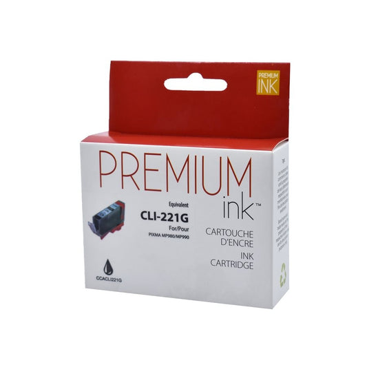 Canon CLI-221 New Compatible Ink Cartridge Grey-Premium Ink