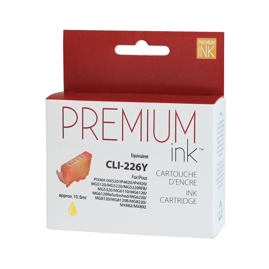 Canon CLI-226 New Compatible Ink Cartridge Yellow-Premium Ink